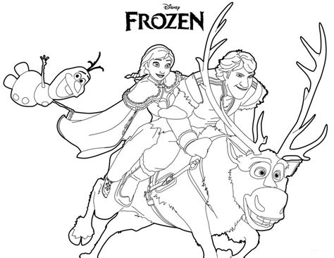 √Kumpulan Gambar Mewarnai Frozen Untuk TK dan SD - Marimewarnai.com