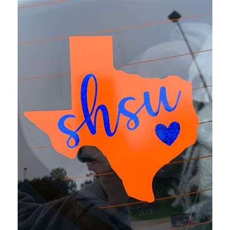Sam Houston State University Decal Shsu Etsy