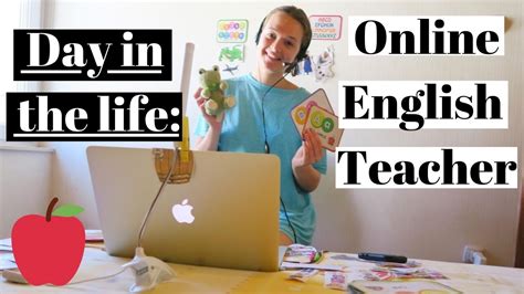 a day in the life of an online english teacher teaching english online tips youtube