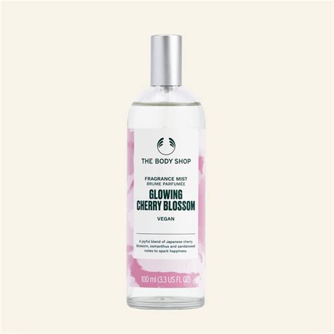 glowing cherry blossom body mist the body shop the body shop