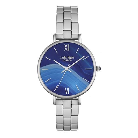 Discover the latest lola rose watches for women at modesens. Lola Rose Silver Tone Agate Dial Bracelet Watch - Watches ...