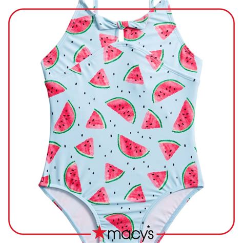 Sol Swimwear Little Girls Watermelon Print Swimsuit And Reviews