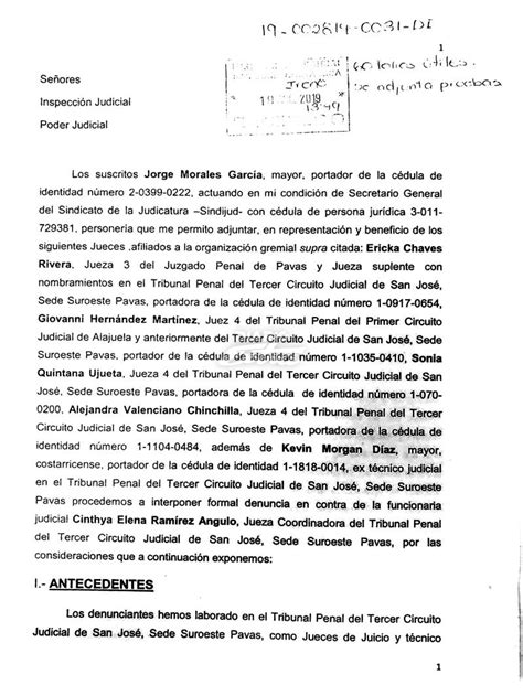 Modelo De Carta De Denuncia Por Agresion Verbal Compartir Carta Hot