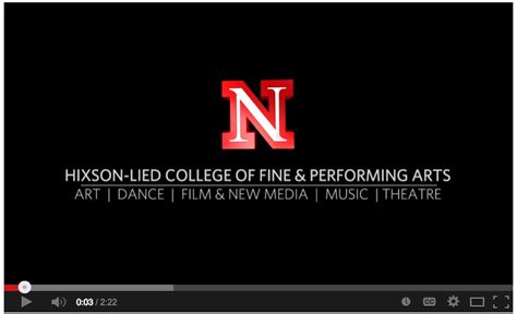 Art Featured Video Hixson Lied College Of Fine And Performing Arts