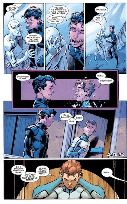 X Men Character Iceman Finally Lands First Gay Kiss In Comic