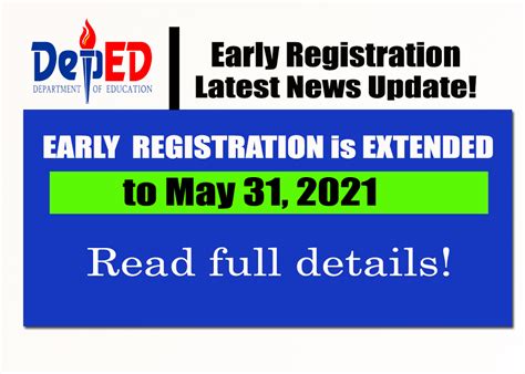 Deped To Start Early Registration For Sy 2022 2023 On March 25 News S