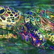 Tropical Sea Turtle Painting By Jack Zulli Fine Art America