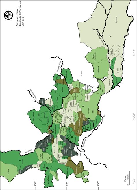 Mapa De Vulnerabilidad Según Amenaza Territorio De Manizales Fuente