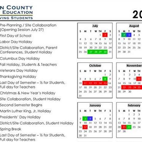Macon County Schools Calendar 2021 2022