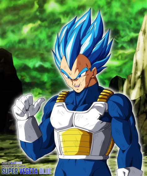 Oc Fan Art Spoiler I Am Super Vegeta Blue Rdbz