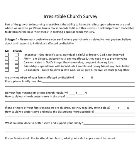 Church Form Templates 17 Free Word Excel And Pdf Formats Samples