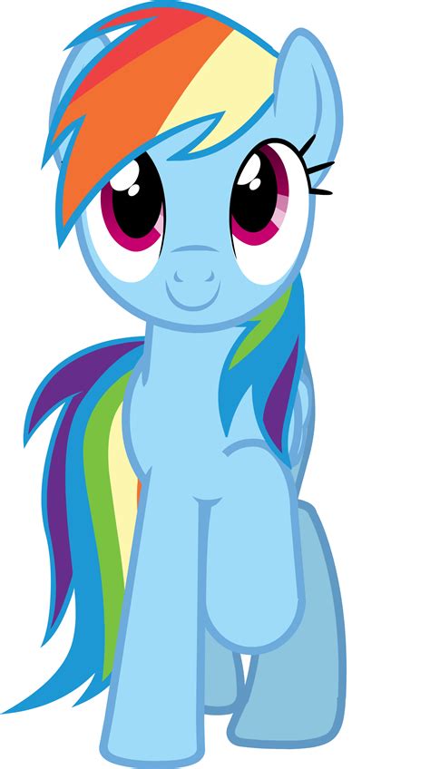 Rainbow Dash Vector Smile Parade With The Mane 6 From A Friend In