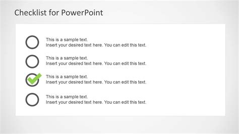 Checklist Layout Design For Powerpoint Slidemodel