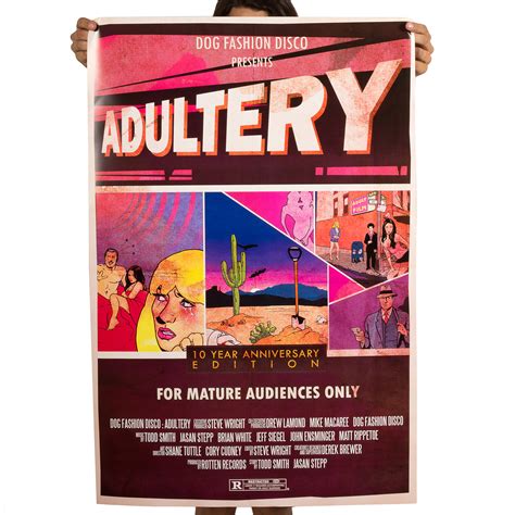 Dog Fashion Disco Adultery 10 Year Anniversay Posters Razor To Wrist