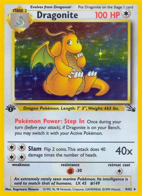 Is that dragonite special in anyway? Dragonite (Fossil FO 4)