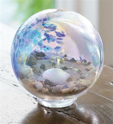 Sea Globe Globe Glass Art Nautical Decor
