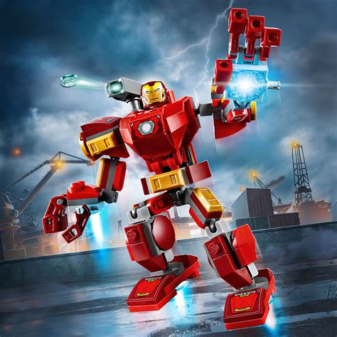 76140 Lego Marvel Superheroes Iron Man Mech 148 Pieces Age