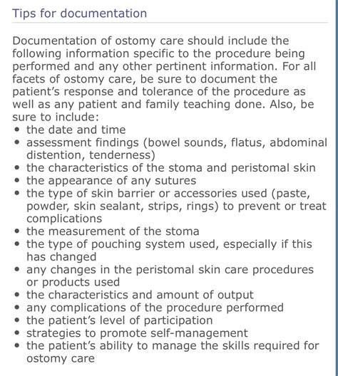 Documentation Of Colostomy Nursing Notes Nurse Skills