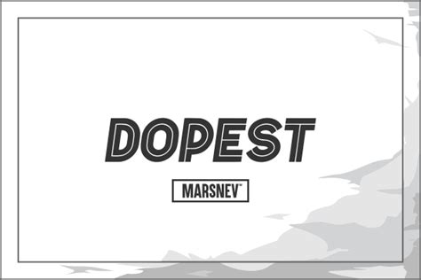 Dopest Font Free Download