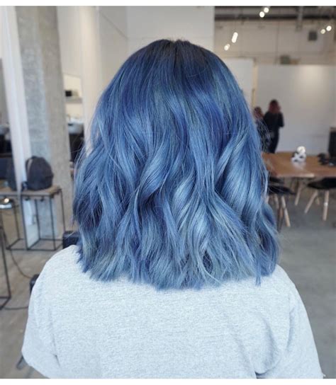 Evalam 💙 My Dream Blue Hair Hair Styles Hair Color Pastel Dyed Hair