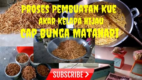 Opening loncing bunga matahari tanggal 15 maret 2020. Proses Membuat Kue Akar Kelapa || Cap Bunga Matahari - YouTube