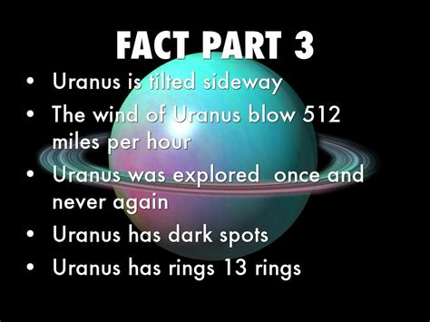 Interesting Uranus Facts Fun Facts About Uranus Fun Facts About My