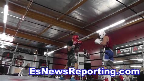 Great Sparring In Oxnard Blow By Blow Esnews Boxing Youtube