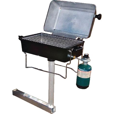The temperature is adjustable so that you get the right level of heat for different foods. Springfield 1-Burner Portable Propane Gas Grill With ...