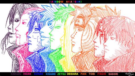 Akatsuki Rainbow By Marre Chan95 On Deviantart