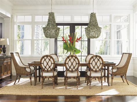 Tommy Bahama Home Bali Hai 593 Dining Room Group 1 Formal Dining Room ...