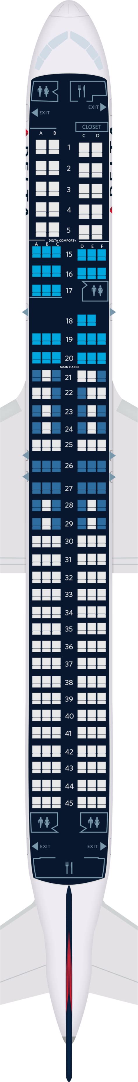 14 Delta Airlines Seating Chart 757