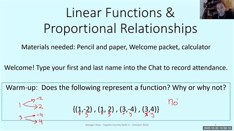 Unit 8 Linear Functions And Proportional Relationships Youtube