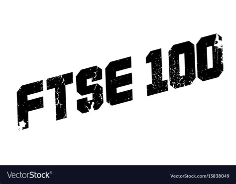 Ftse 100 Rubber Stamp Royalty Free Vector Image