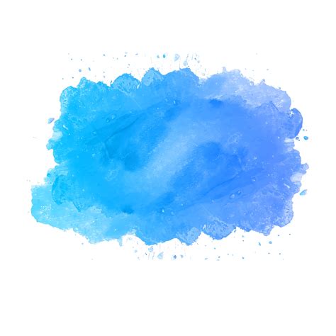 Blue Watercolor Hand Paint Splash Background Vector Art At Vecteezy