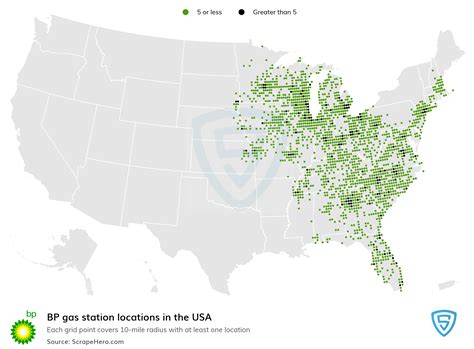 List Of All Bp Gas Station Locations In The Usa Scrapehero Data Store