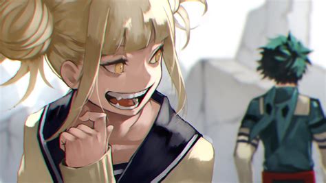 Szimmetria Enyhítésére Olvas Himiko Toga And Deku Esőkabát Lidérc Menedék