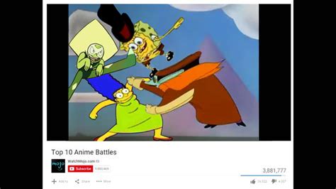 Top 10 Anime Fights Spongebob Squarepants Know Your Meme