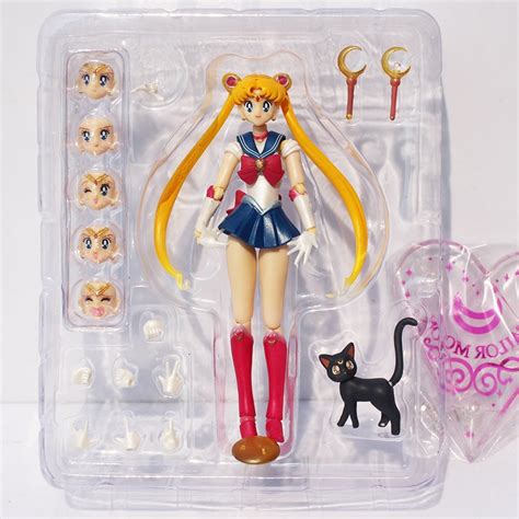Interchangeable Face 15cm Sailor Moon Anime Sailor Tsukino Usagi Pvc