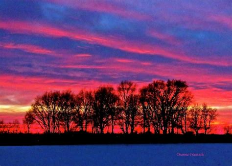 Illinois Sunset Todays Image Earthsky