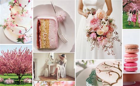 Cherry Blossom Wedding Inspiration Board