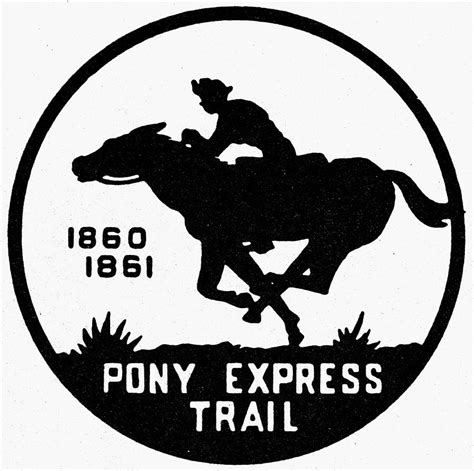 Pony Express Trail Painting By Granger