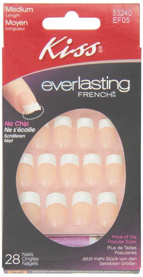 Kiss Everlasting French Nails Medium 53240 Amazonde Beauty