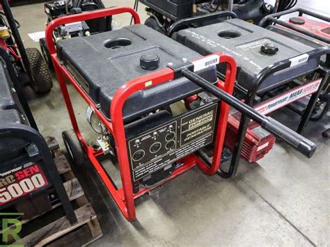 Generac Svp 5000 Portable Generator Gas Roller Auctions