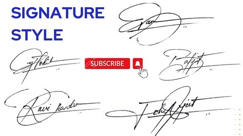How To Sign A Cool Signature Creative An Attractive Stylish Signature