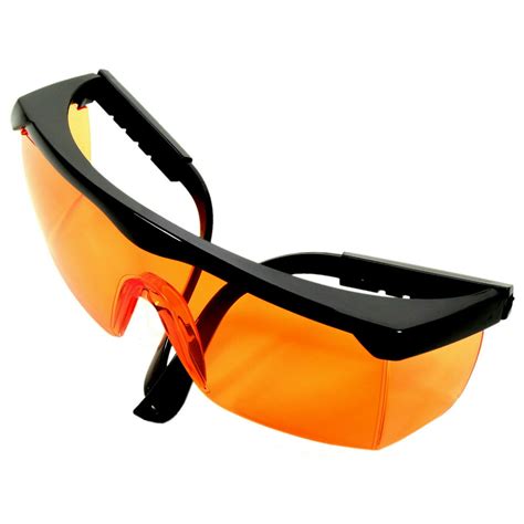 Hqrp Lightweight Orange Tint Uv Protective Eyewear Safety Glasses For