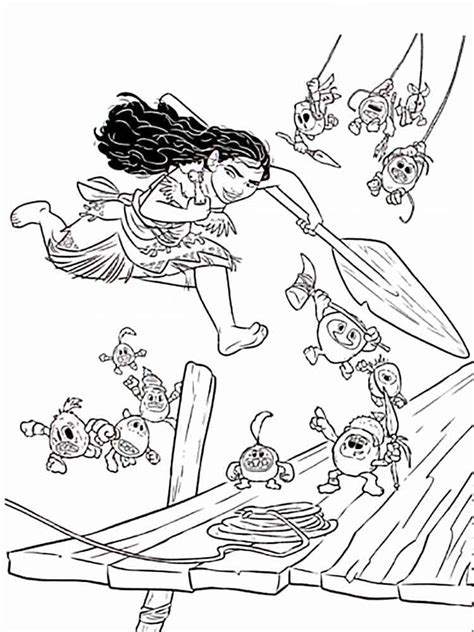 Coloriage Vaiana. Télécharger et Imprimer gratuitement
