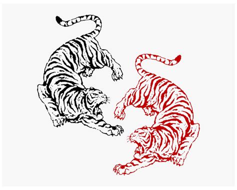 Chinese Tiger Tattoo Design Hd Png Download Transparent Png Image