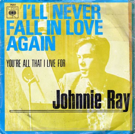 Johnnie Ray I Ll Never Fall In Love Again 1971 Vinyl Discogs