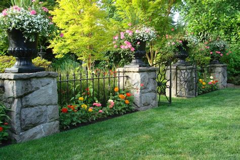 Build a beautiful stone feature wall fence for a lot less. Stone Fence Ideas | HGTV