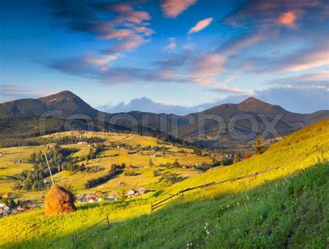 Beautiful Summer Landscape In The Stock Image Colourbox